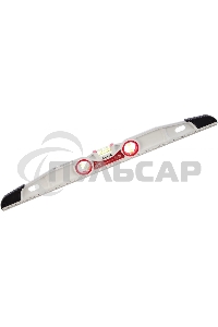 Уровень алюминиевый Matrix литой, фрезерованный, 3 глазка, две ударные площадки, 600 мм