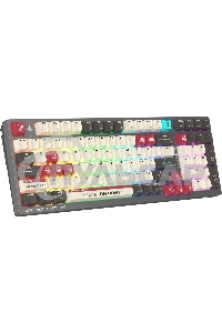 Клавиатура беспроводная A4Tech Bloody WS98 Pixels Red USB, Bluetooth/Радиоканал темно-серый/белый