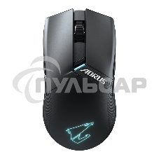Мышь беспроводная/проводная Gigabyte GM-AORUS M6 черный, 26000 dpi, радиоканал, USB, кнопки - 8