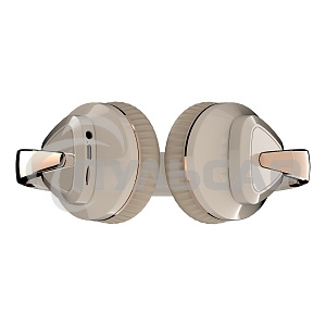 Наушники беспроводные накладные MORE CHOICE (4610196405235) HW33 бежевый