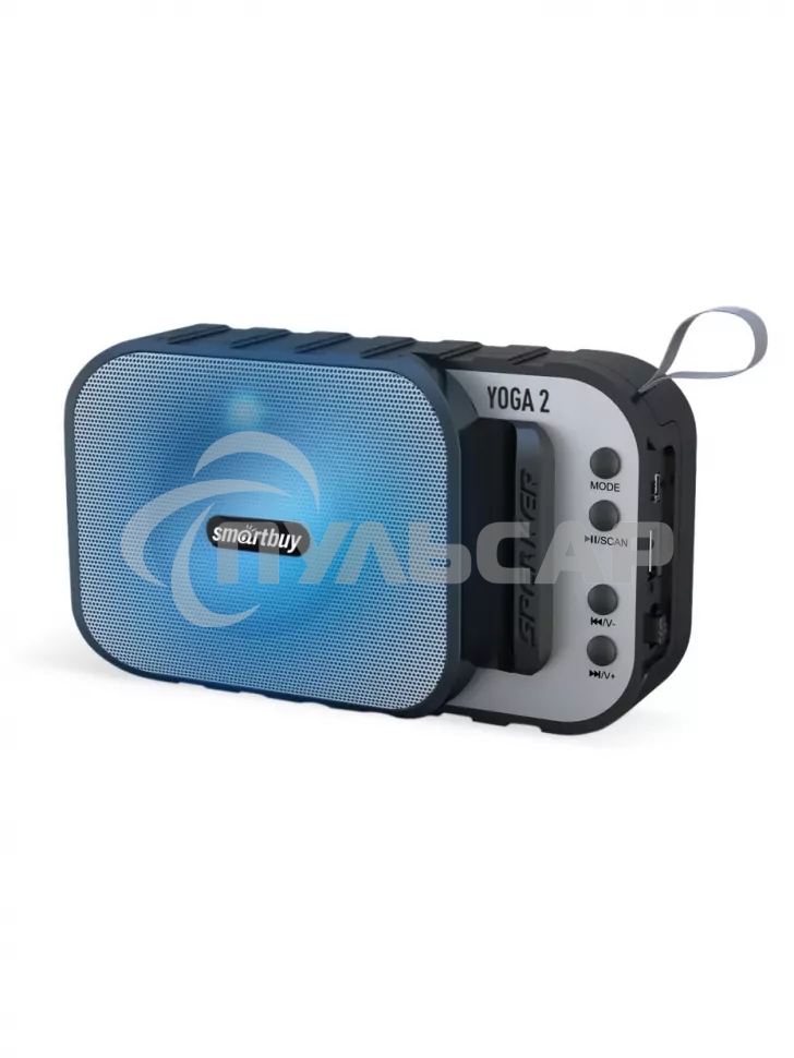 Акустическая система Smartbuy YOGA 2, 5Вт, Bluetooth, MP3, FM-радио, черная (арт. SBS-5040)/100