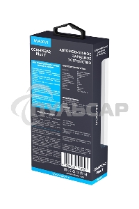 Автомобильное зарядное устройство Maxvi CCM-PS242 Plus T 2хUSB 2.4А + кабель Type-C 1м, черный