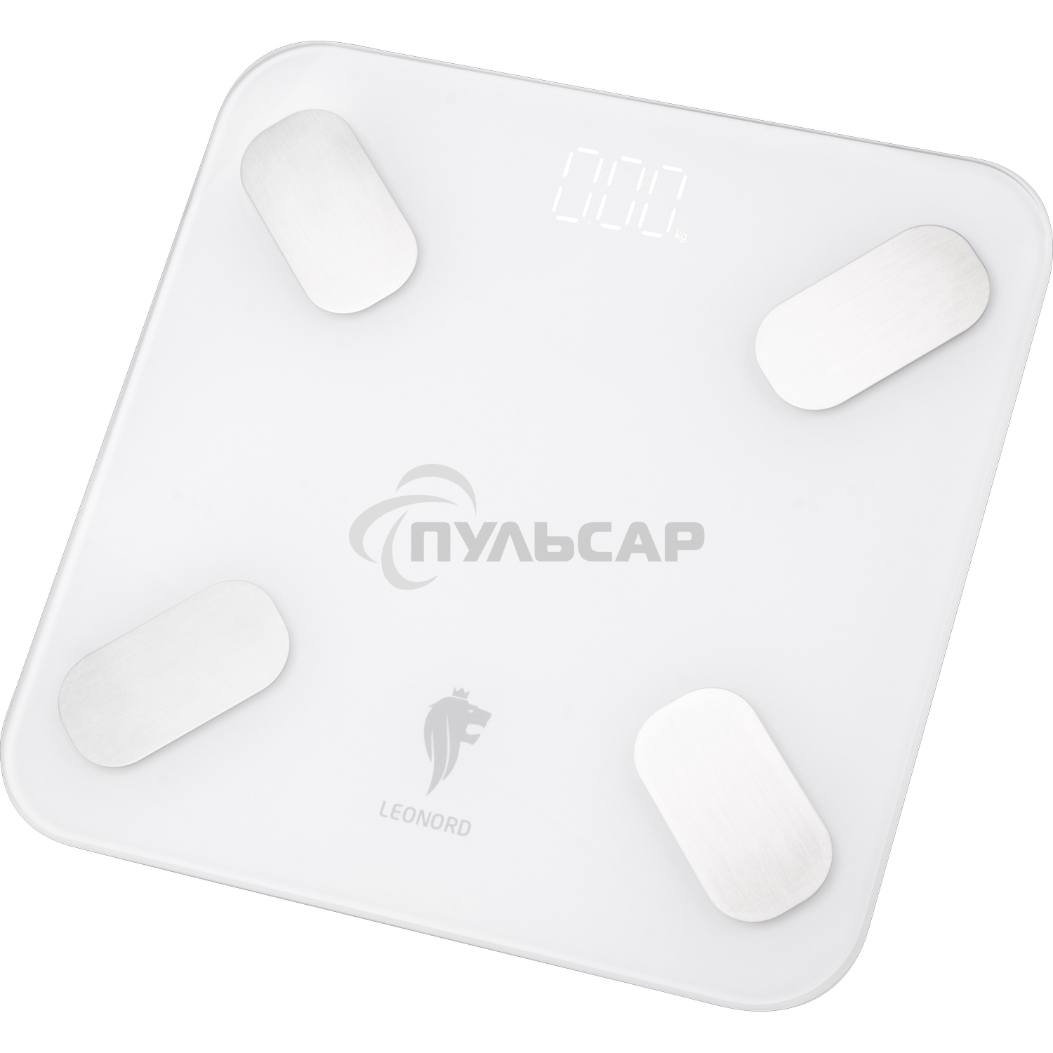 Весы электронные LEONORD LE-1275 Bluetooth (стеклянная поверхность, 180 кг) (109931)