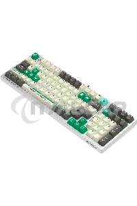 Клавиатура проводная A4Tech Bloody S98 Pixels Green USB белый/бежевый