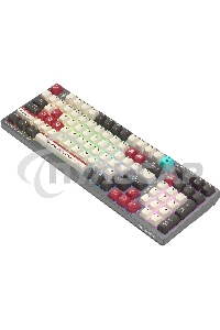 Клавиатура беспроводная A4Tech Bloody WS98 Pixels Red USB, Bluetooth/Радиоканал темно-серый/белый