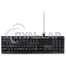 Клавиатура проводная Oklick K953X (1901086) проводная, USB, черный/серый