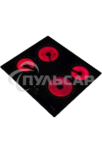 Электрическая варочная панель Hyundai HHE 6410 BG Hi-Light, независимая, черный