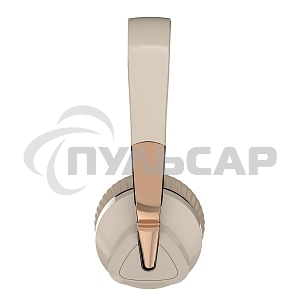 Наушники беспроводные накладные MORE CHOICE (4610196405235) HW33 бежевый