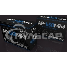 Блок питания Aerocool / Formula ATX 650W AP-650ММ 80 PLUS WHITE (20+4pin) APFC 120мм fan 6xSATA RTL