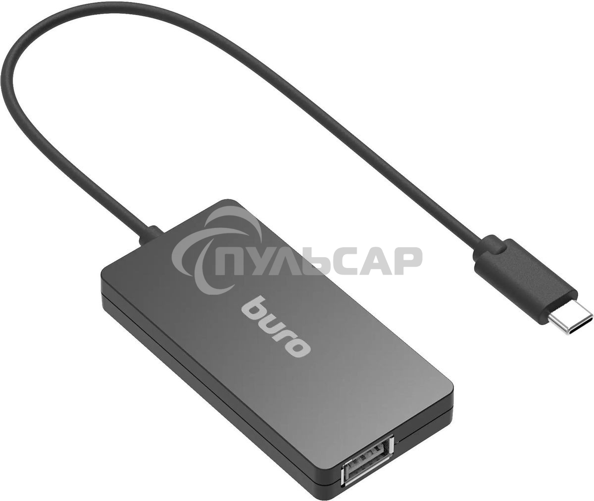 Разветвитель USB Buro BPH-C-1730 4порт. черный