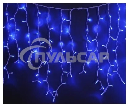 Гирлянда Бахрома OIC100LSE-B-T-I4 100LED 2м син. SHlights 4610003324940