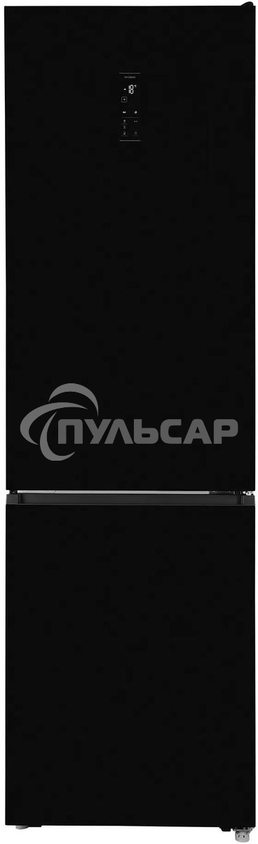 Холодильник Hyundai CC50073F черный, двухкамерный, 273/142л, морозилка снизу