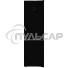 Холодильник Hyundai CC50073F черный, двухкамерный, 273/142л, морозилка снизу