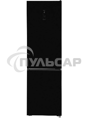 Холодильник Hyundai CC50073F черный, двухкамерный, 273/142л, морозилка снизу