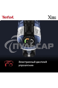 Вертикальный пылесос Tefal X-Force Flex 11.60 Aqua TY9890WO, синий/серый
