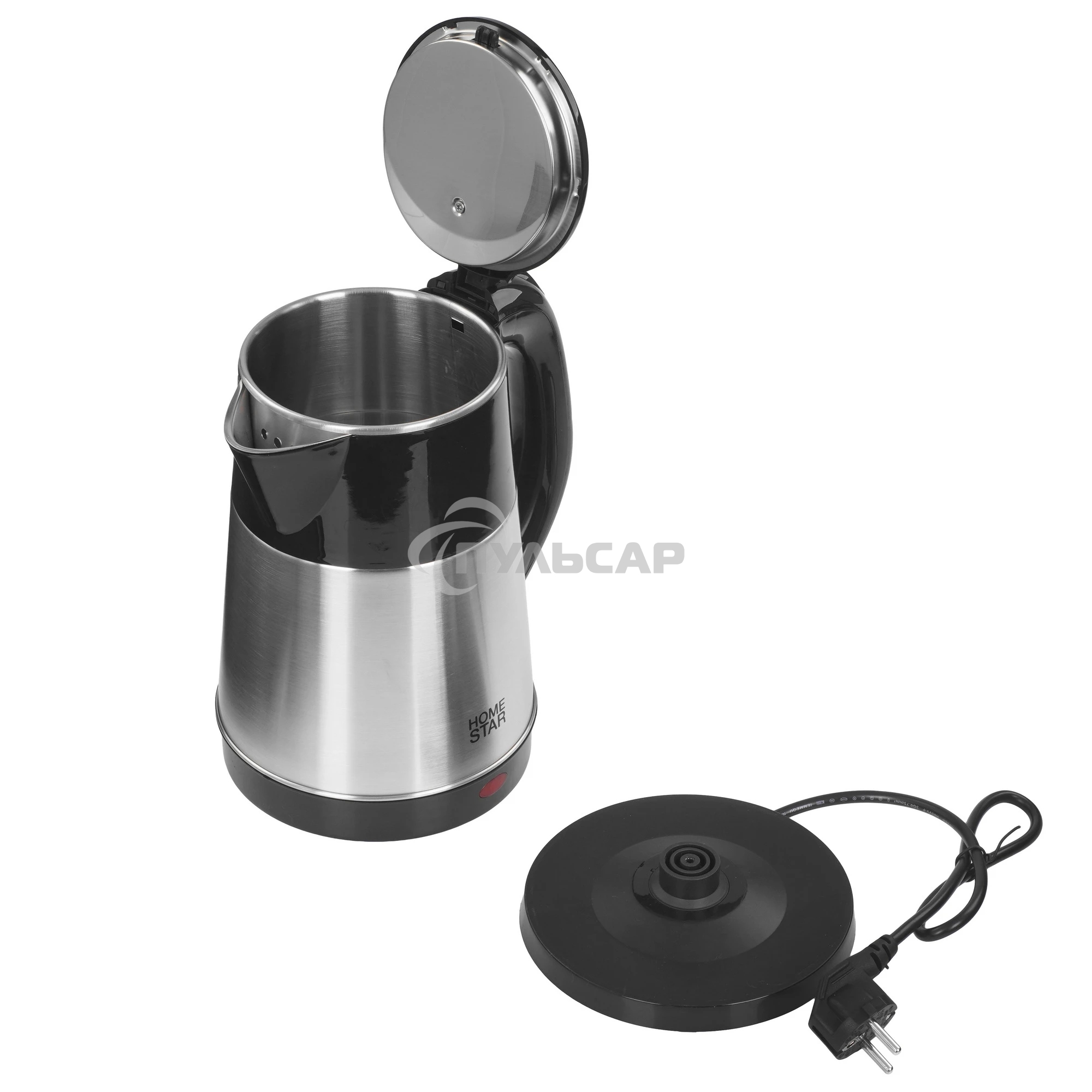 Чайник электрический HOMESTAR HS-1055 черный (106467)