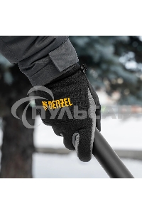 Перчатки универсальные Denzel 68088 искусственный мех, работа с сенсорным экраном, размер 10