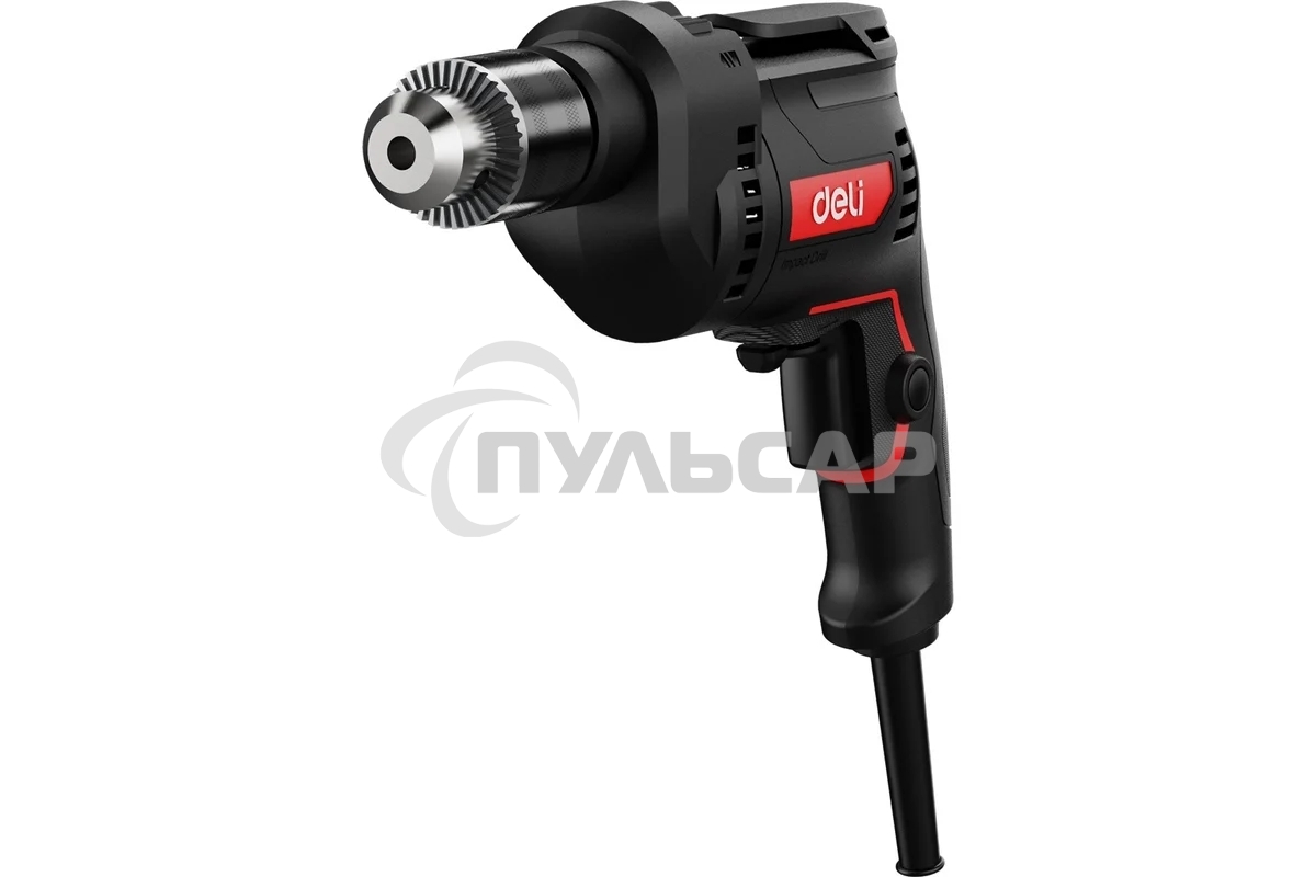 Дрель Deli DE-CZ13-1E, 680Вт, сетевая, ударная
