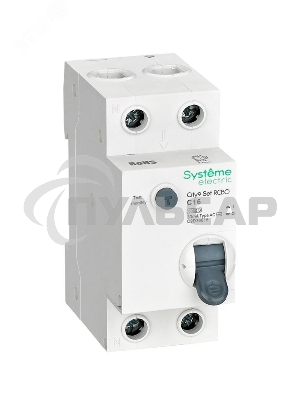 Выключатель автоматический дифференциального тока 1PN С16А 6kA 30мА Тип AС City9 Set