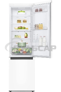 Холодильник LG GA-B509LQYL белый двухкамерный 277/107л морозилка снизу, No Frost