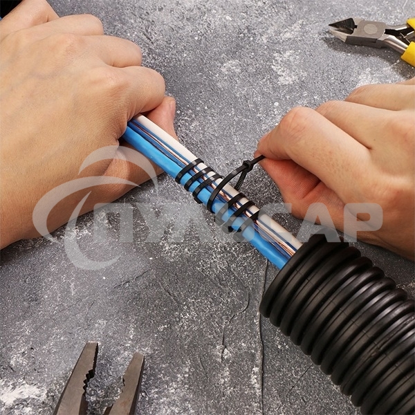 Хомут-стяжка кабельная нейлоновая Rexant 100 x2,5 мм, черная, упаковка 100 шт.