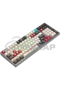 Клавиатура беспроводная A4Tech Bloody WS98 Pixels Red USB, Bluetooth/Радиоканал темно-серый/белый