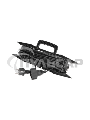 Удлинитель-шнур PROconnect на рамке ПВС 3х0,75мм², 20м, с/з, 6А, 1300Вт, IP20, черный