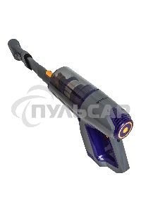 Пылесос вертикальный SUPRA VCS-5084 серый/синий, питание от аккумулятора, 350 Вт, уборка сухая, пылесборник 0.6 л, работа от АКБ max 30 мин.