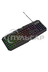 Игровой комплект из проводной клавиатуры, мыши, коврика для мыши и наушников ABR KM707+M01D10