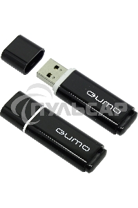 Флешка USB QUMO 8 Gb, Optiva 02 Black QM8GUD-OP2 черный