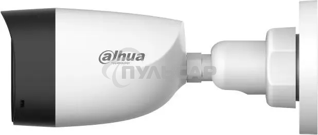 Камера видеонаблюдения аналоговая Dahua DH-HAC-HFW1200CLP-IL-A-0360B-S6 3.6-3.6мм HD-CVI HD-TVI цв. корп.:белый (DH-HAC-HFW1200CLP-IL-A-0360B)