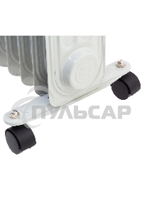 Обогреватель масляный MTX OCH-1500, белый, 1500 Вт, 15 м2, термостат