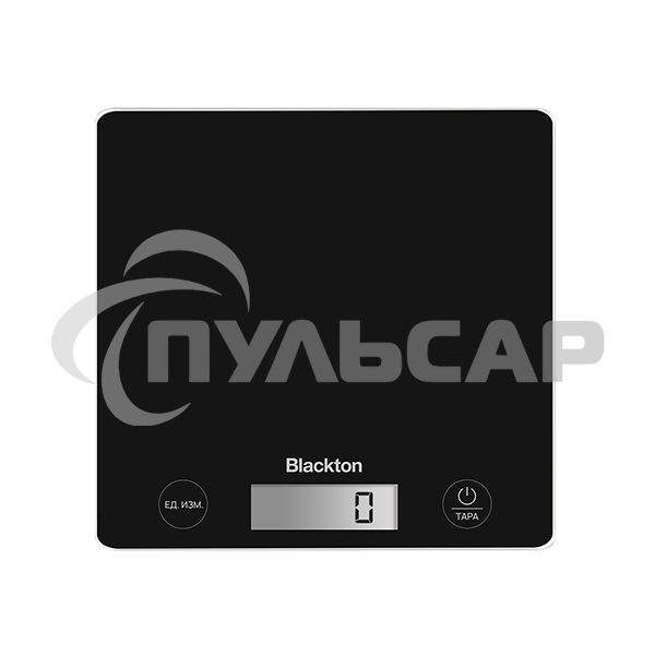 Кухонные весы Blackton Bt KS1003 Black. Тип управления: сенсорное, дисплей LCD, диапазон измерений: 1 - 10000 г, количество высокочувствительных датчиков: 4, выбор единиц измерения: грамм, килограмм, фунт, унция, интервал измерения: 1 г, максимальный вес: