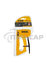 Степлер пластиковый Denzel скобы в комплекте, тип 53, 6-10 мм