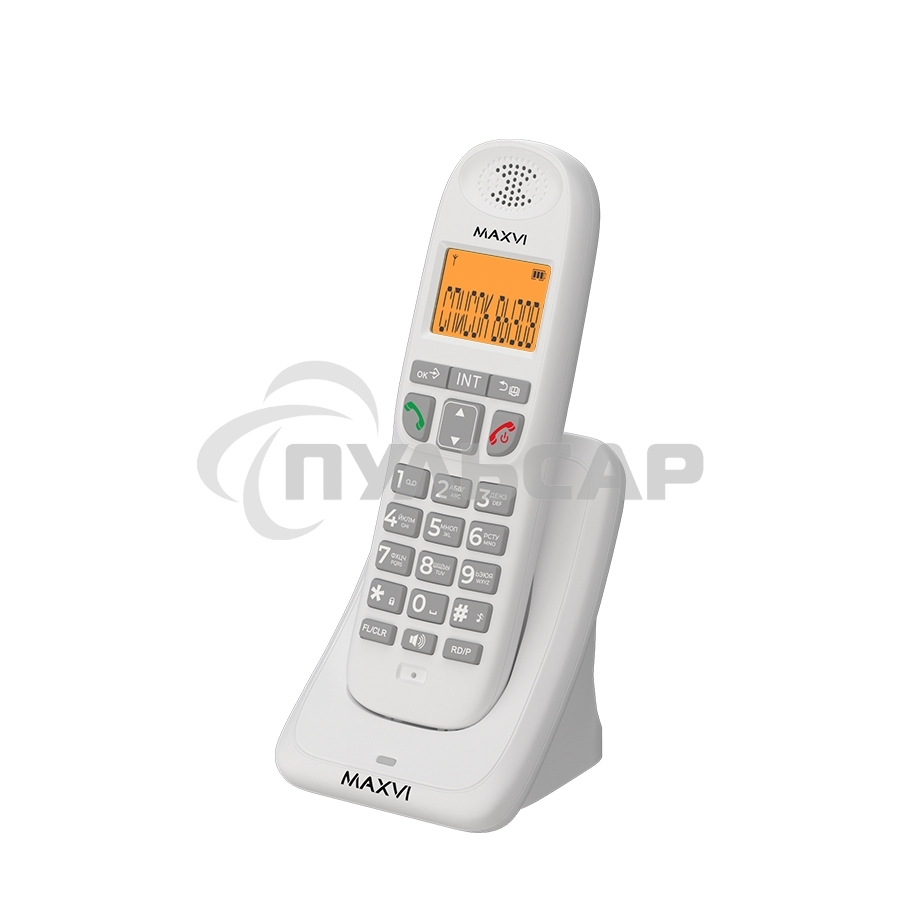 Радиотелефон Maxvi AM-01 white (DECT)
