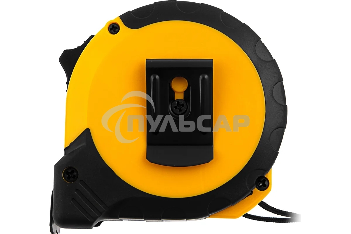 Рулетка 8м х 25мм, двухкомп. корпус, кнопка-пауза Denzel