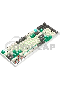 Клавиатура проводная A4Tech Bloody S98 Pixels Green USB белый/бежевый