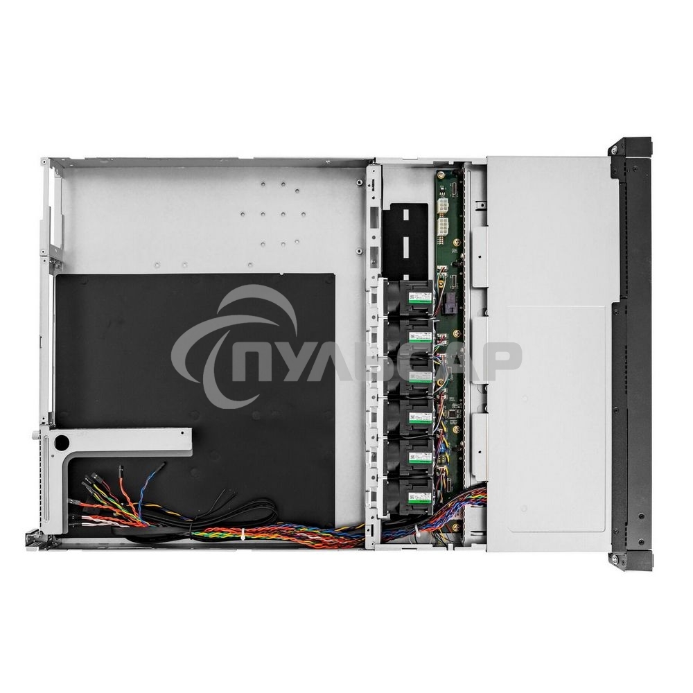 Компьютерный корпус In-Win IW-RS104-07 Single 650w Acbel/FAN 4056мм*6/SLIMSAS*4 BP)/2.5