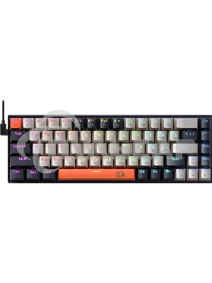 Клавиатура проводная Redragon Ryze, USB, черный