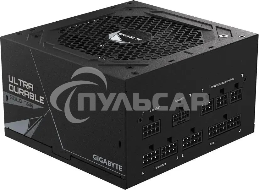 Блок питания Gigabyte ATX 750W GP-UD750GM PG5 80 PLUS gold (20+4pin) APFC 120мм fan 8xSATA Cab Manag RTL