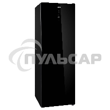 Холодильник Korting KNFC 61869 GN черный двухкамерный 223/94л морозилка снизу, No Frost