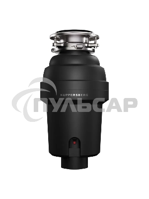 Измельчитель пищевых отходов Kuppersberg WS 550 B, High-Tech, мощность 550 Вт, 3400-3800 об/мин, защита от перегрева, авто выключение, DC мотор, шумоизоляция, уровень шума 70 дБ, черный