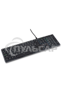 Клавиатура проводная Oklick K953X (1901086) проводная, USB, черный/серый