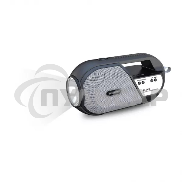 Акустическая система Smartbuy BLINK, 5Вт, Bluetooth, MP3, FM-радио, черная (арт.SBS-5070)/50