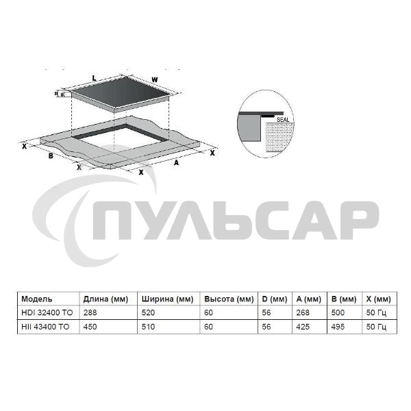 Индукционная варочная панель Beko HII 43400 TO, Черный