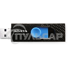 Флешка USB ADATA UV320 (AUV320-128G-RBKBL), 128 Gb, USB 3.2, R/W 100/30, черный/голубой