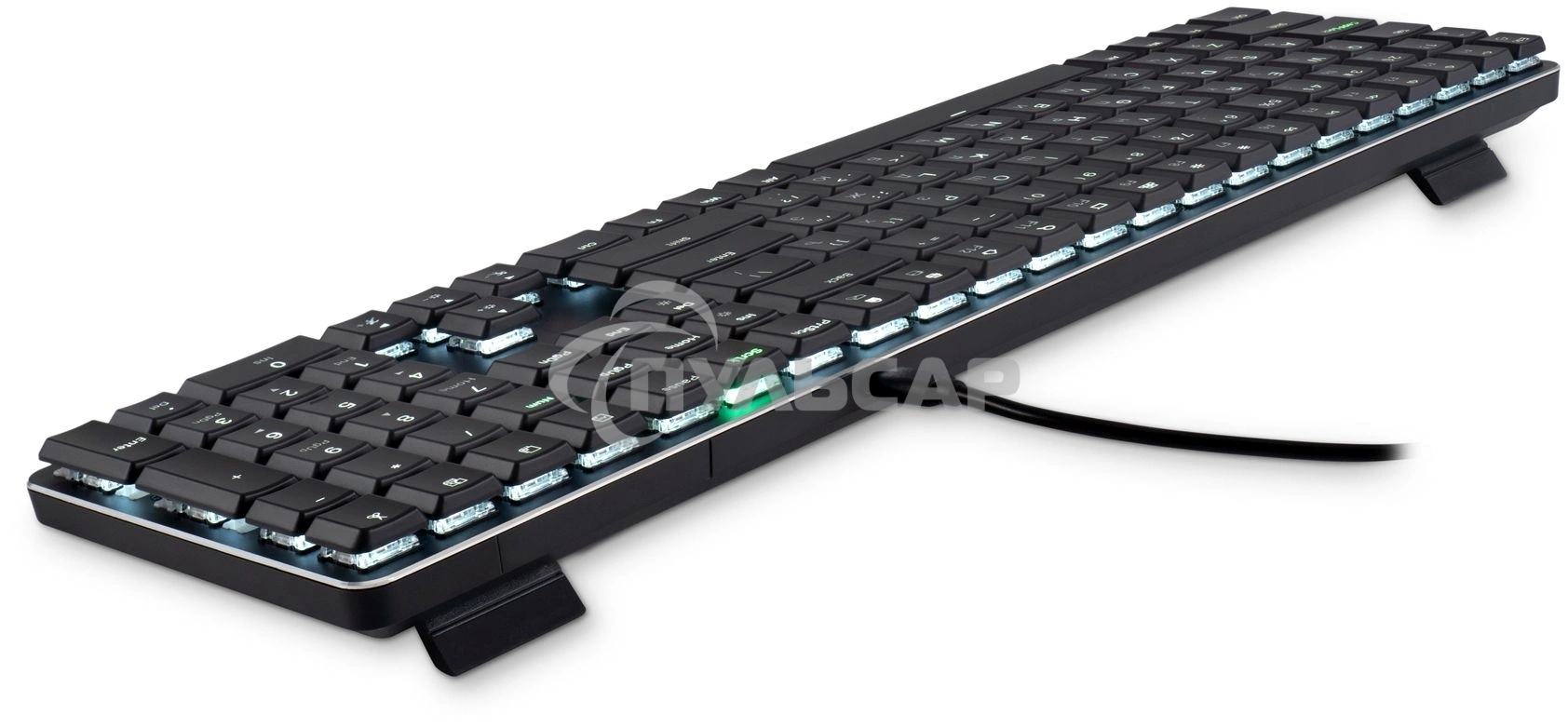 Клавиатура проводная Oklick K953X (1901086) проводная, USB, черный/серый