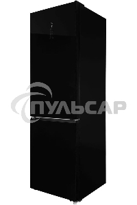 Холодильник Hyundai CC50073F черный, двухкамерный, 273/142л, морозилка снизу