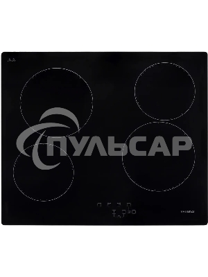 Электрическая варочная панель Hyundai HHE 6410 BG Hi-Light, независимая, черный