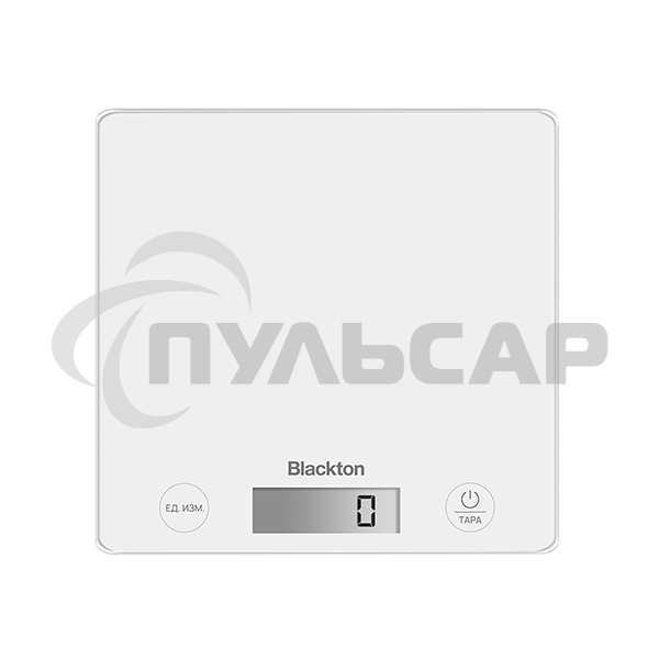 Кухонные весы Blackton Bt KS1003 White. Тип управления: сенсорное, дисплей LCD, диапазон измерений: 1 - 10000 г, количество высокочувствительных датчиков: 4, выбор единиц измерения: грамм, килограмм, фунт, унция, интервал измерения: 1 г, максимальный вес: